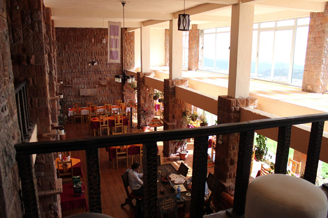 Restaurant Maribela Hotel, Äthiopien Rundreise
