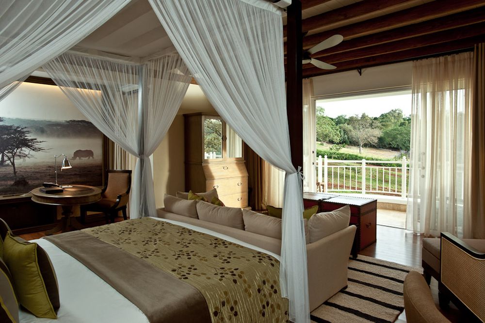 Individualreise Kenia, Elegantes Schlafzimmer, Hemingways Hotel, Nairobi, Kenia Safari