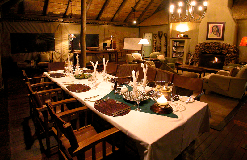 Restaurant, Little Ongava, Etosha Nationalpark, Namibia Reisen