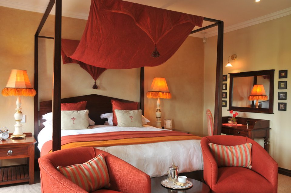 Luxusreise Südafrika, Schlafzimmer, Oliver's Restaurant & Lodge, Hazyview, Südafrika