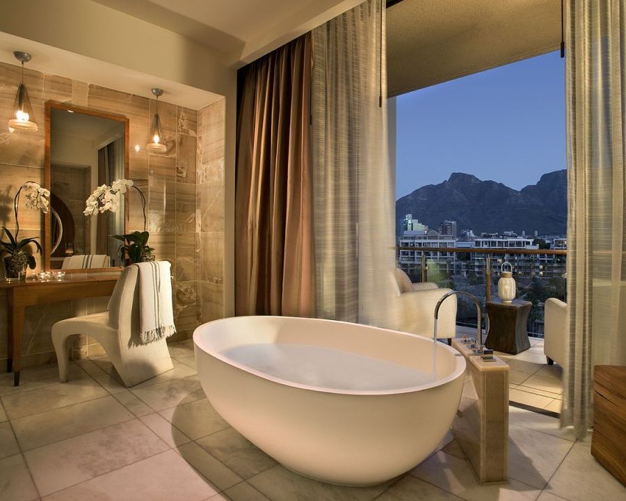 Luxusreise Südafrika, Luxus-Badezimmer, One&Only Cape Town, Südafrika