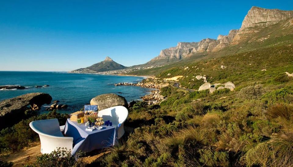 Naturreise Südafrika, Aussichtsplattform, The 12 Apostles Hotel and Spa, Kapstadt, Südafrika