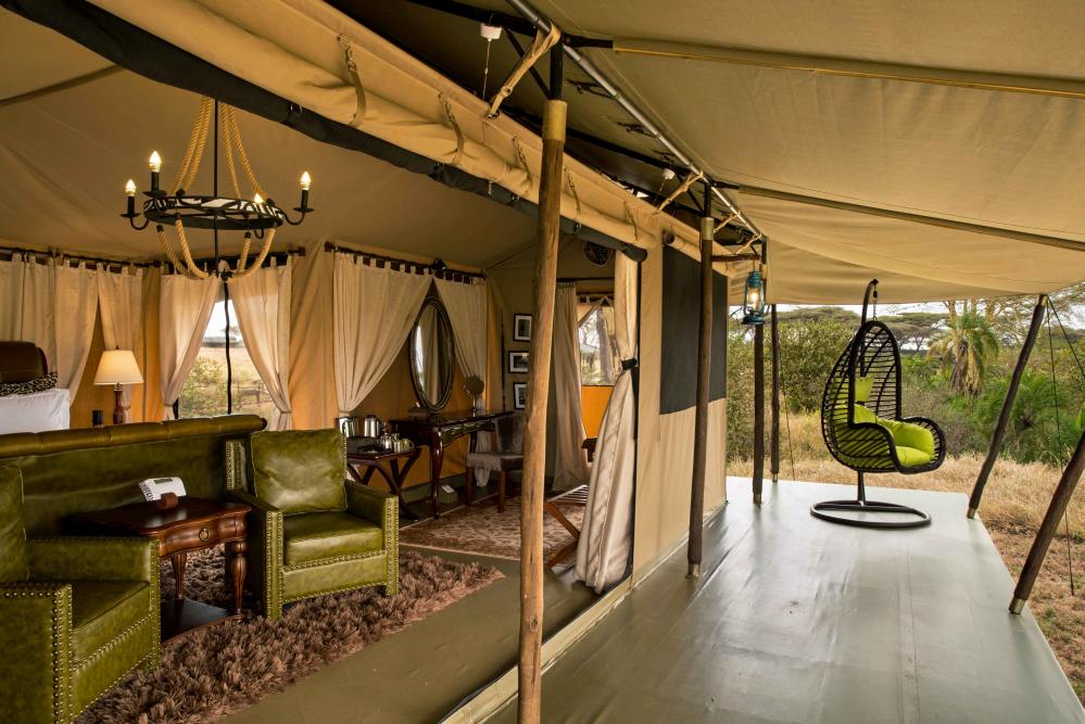 Aussicht, Ole Serai Luxury Camp Turner Springs, Serengeti, Tansania Rundreise