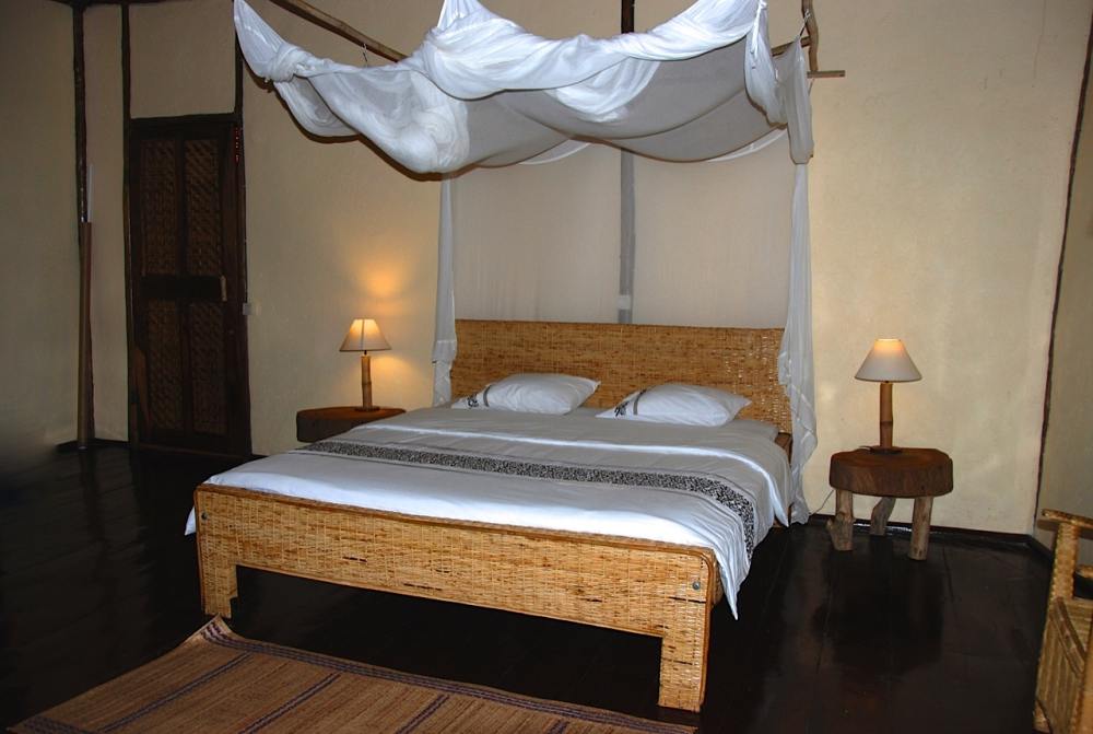 Schlafzimmer, Enjojo Lodge, Ishasha Sektor, Uganda Rundreise
