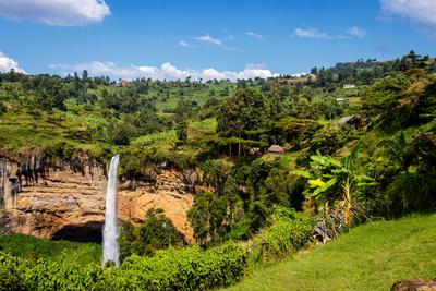 Sipi Wasserfall, Uganda Rundreise