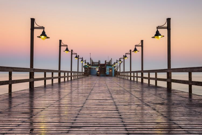 Steg in Swakopmund, Namibia Rundreise 