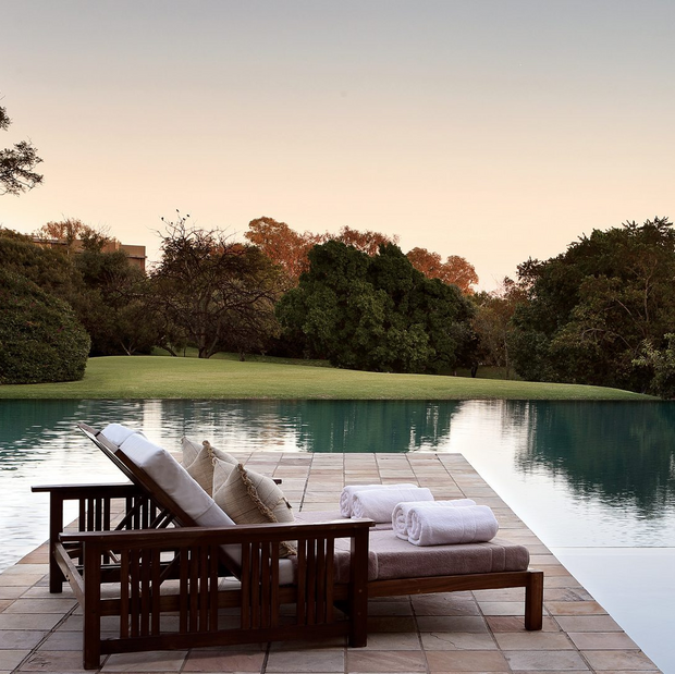 Herzlich Willkommen im Saxon Boutique Hotel, Johannesburg, Südafrika Rundreise