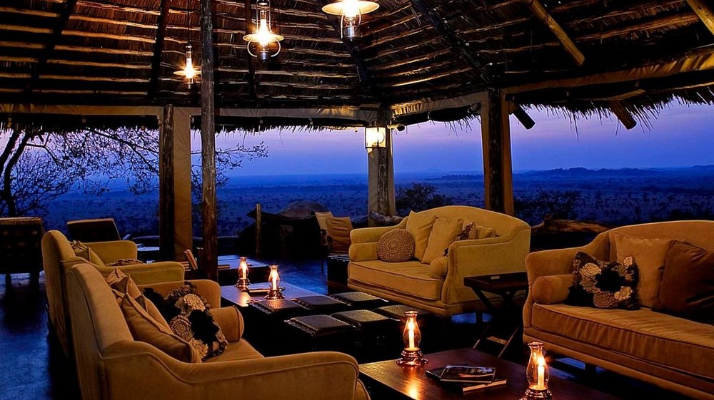 Rundreise Tansania, Lounge, Serengeti Pioneer Camp, Tansania Safari