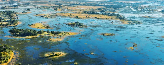 Botswana Individualreise, Okavango Delta, Panoramablick