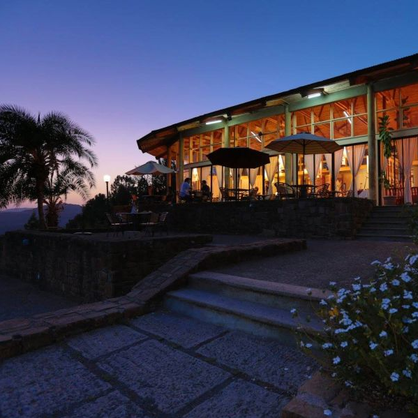 Außenansicht Goha Hotel, Gondar, Äthiopien Rundreise 