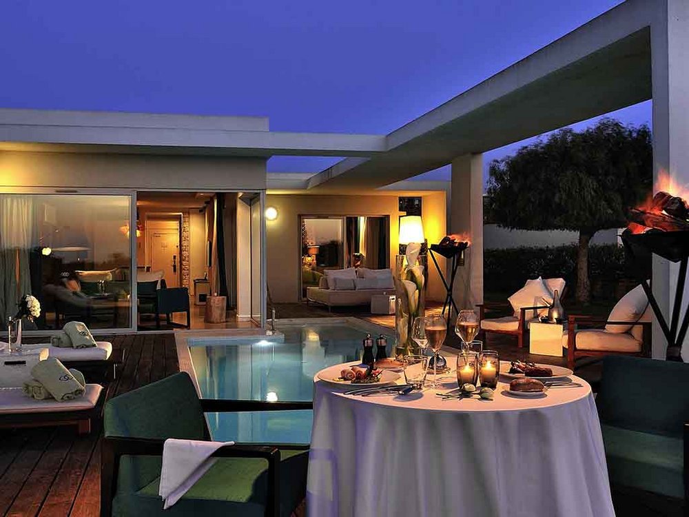 Privatreise Marokko, Dinner auf der Dachterrasse, Sofitel Mogador Essaouira Golf & Spa, Marokko