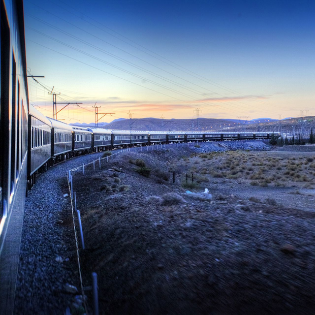 Privatreise Südafrika, Rovos Rail bei Nacht, Südafrika