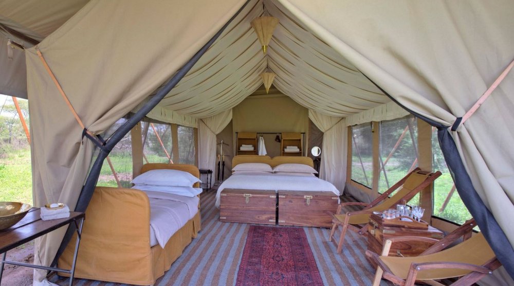 Luxusreise Tansania, Schlafzelt, andBeyond Serengeti Under Canvas, Tansania