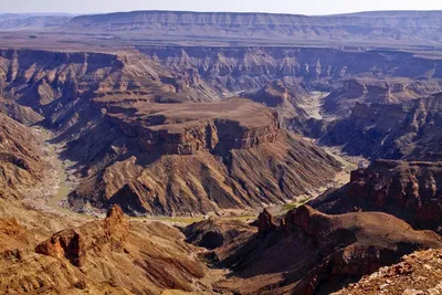 Rundreise Namibia, Fish River Canyon, Flugsafari