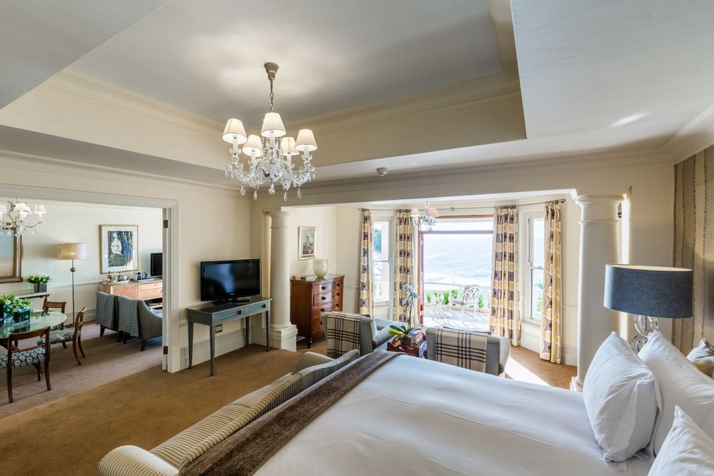 Privatreise Südafrika, Luxuriöses Schlafzimmer, Ellerman House, Kapstadt, Südafrika