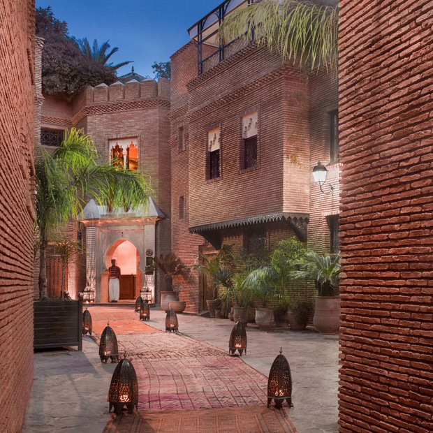 Eingang, La Sultana Marrakesch, Marokko Reise