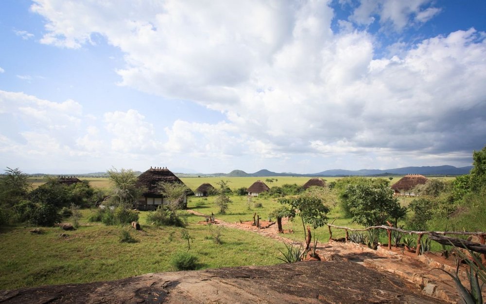 Privatreise Uganda, Bungalows, Apoka Safari Lodge, Kidepo Valley Nationalpark, Uganda