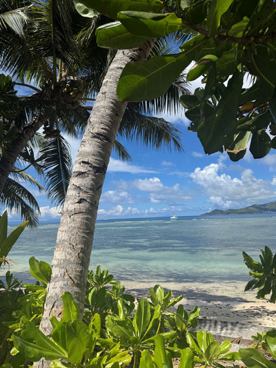 La Digue Island, Lodge, Seychellen