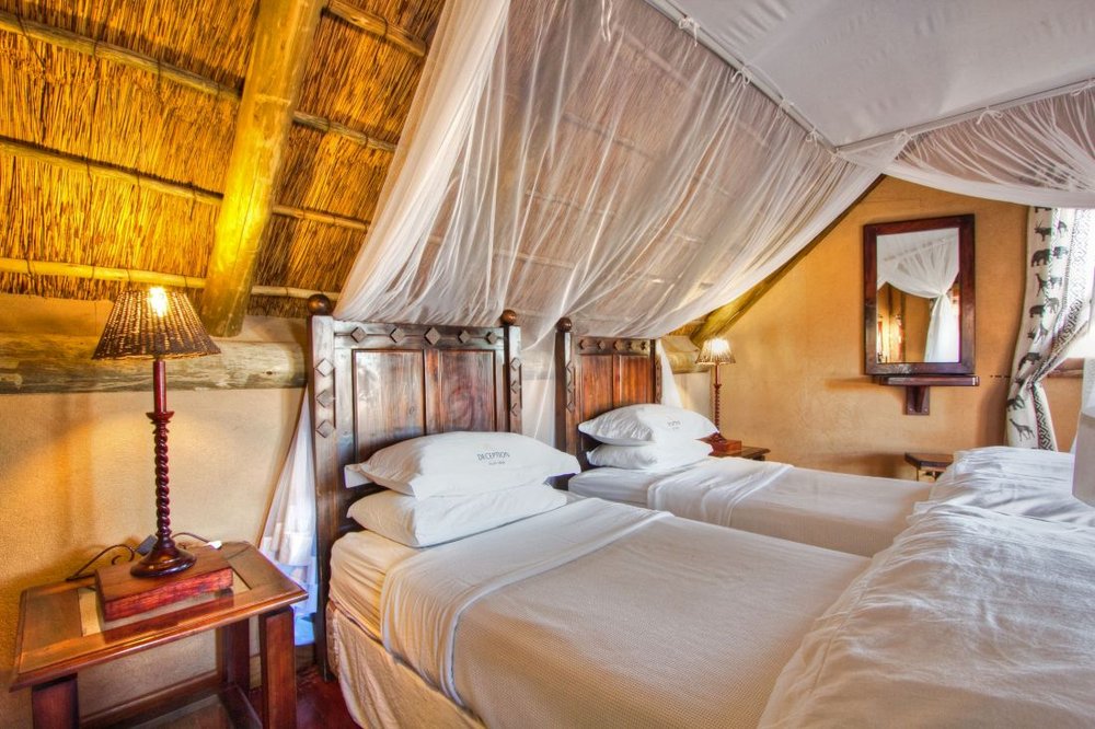 Schlafbereich Deception Valley Lodge, Botswana Reise