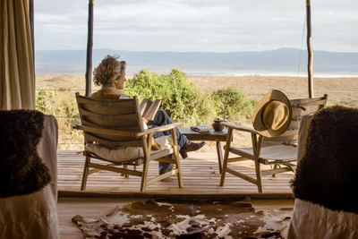 Ausblick, Entamanu Ngorongoro, Tansania Hochzeitsreise