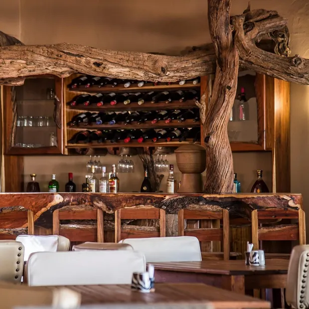 Restaurant, Bagatelle Kalahari Game Ranch, Namibia Rundreise