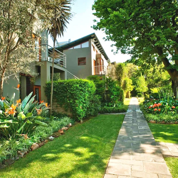 Privatreise Südafrika, Garten, The Peech Boutique Hotel, Johannesburg, Südafrika