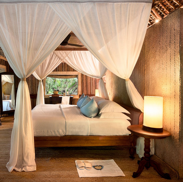 Privatreise Tansania, Luxus-Schlafzimmer, andBeyond Mnemba Island, Zanzibar, Tansania Safari