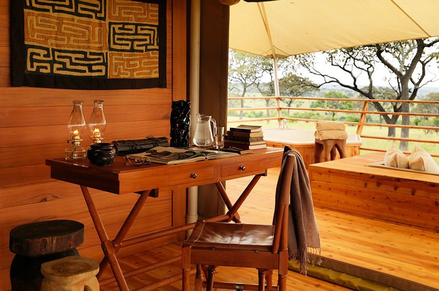 Privatreise Tansania, Arbeitsplatz, Serengeti Bushtops Camp, Tansania Safari