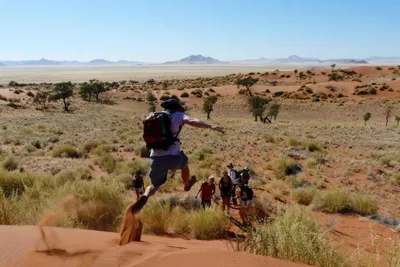 Fußsafari, Namibrand Nature Reserve, Namibia Reise