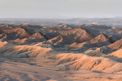 Panoramablick, Moonlandscape, Namibia Reise