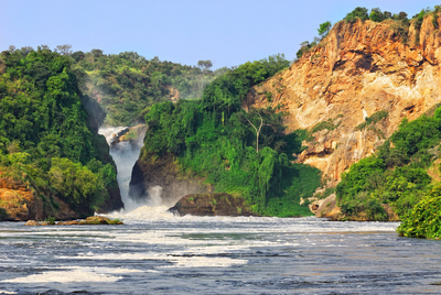 Wasserfall, Murchison Falls Nationalpark, Uganda Rundreise