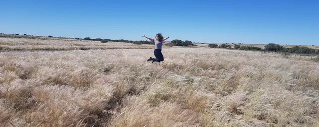 Antonia Süß in der Kalahari, Namibia Reisen