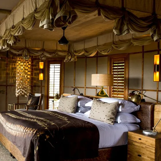 Luxuriöse Zimmer, Little Mombo Camp, Botswana Reise 
