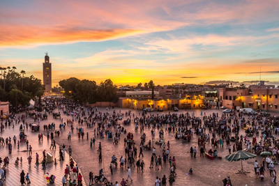Djeema el Fna, Marrakesch, Marokko