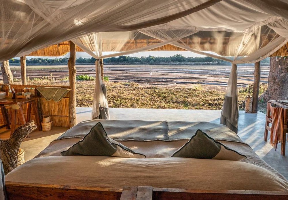 Schlafzimmer, Time and Tide Kakuli Bush Camp, Sambia Rundreise