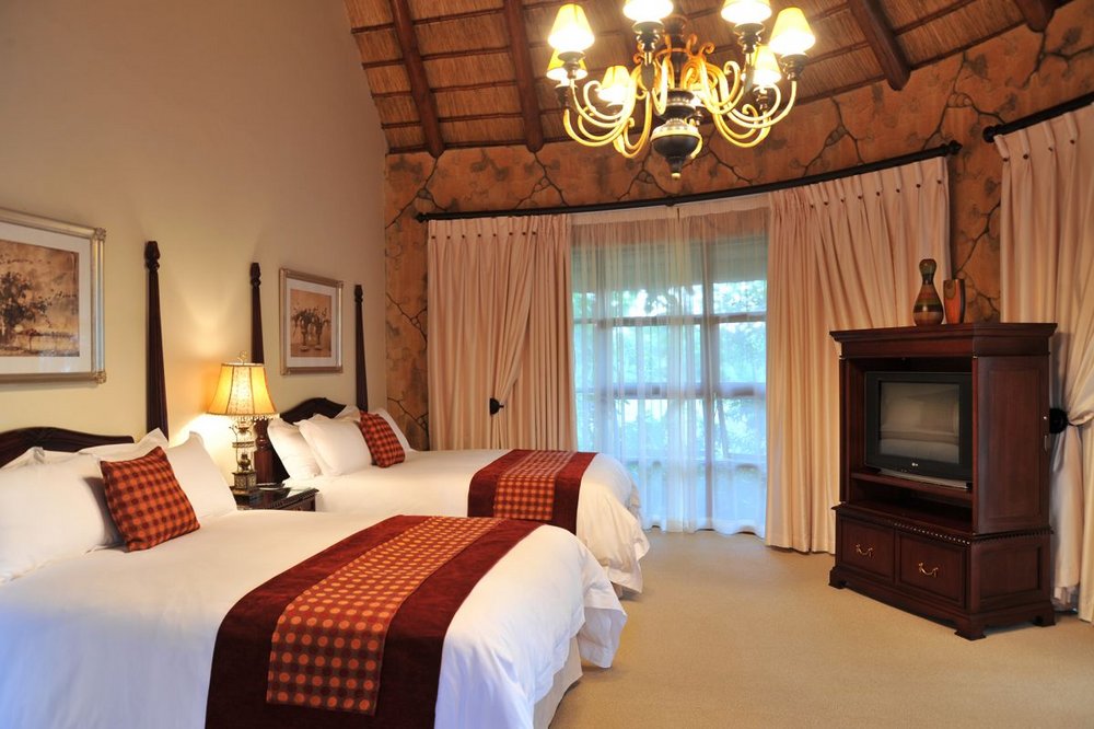 Individualreise Südafrika, Schlafzimmer, Summerfield Botanical Garden & Exclusive Resort, Matsapha, Südafrika