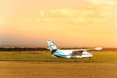 Privatreise Kenia, Segelflugzeug, Masai Mara, Kenia Safari