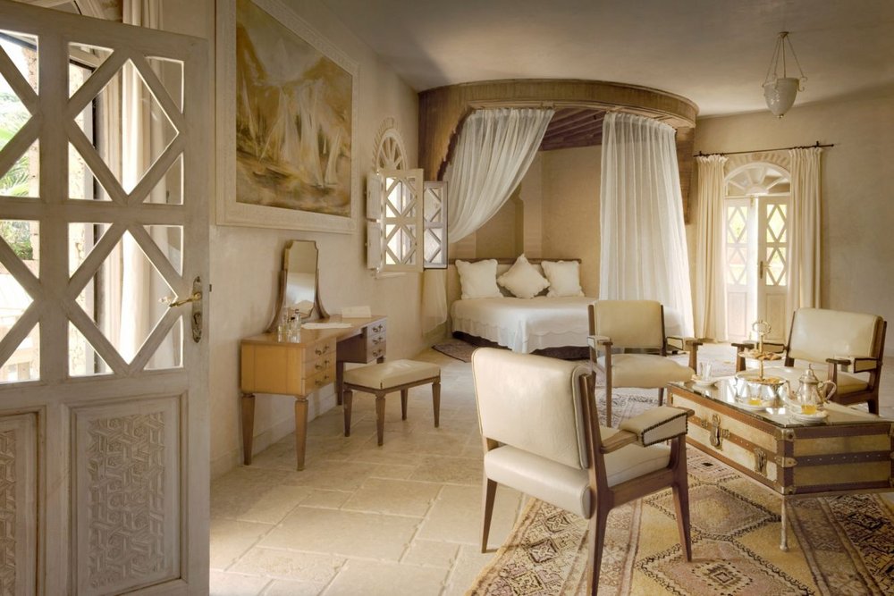 Individualreise Marokko, Luxuriöses Schlafzimmer, La Sultana Oualidia, Marokko