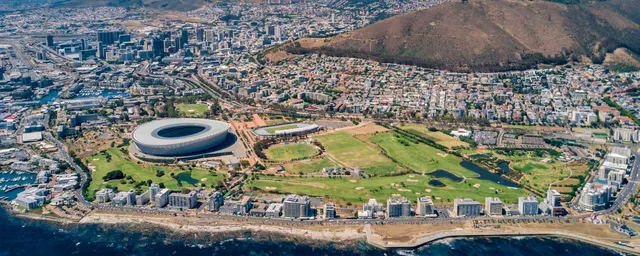 Kapstadt von oben, Südafrika Reise