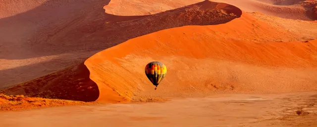 Namibia Rundreise, Sossusvlei, Heißluftballon