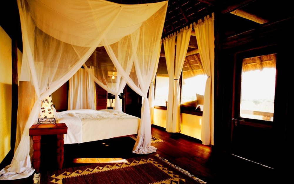 Safari Uganda, Luxus-Suite, Apoka Safari Lodge, Kidepo Valley Nationalpark, Uganda