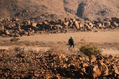 Fahrradtour in der Namib