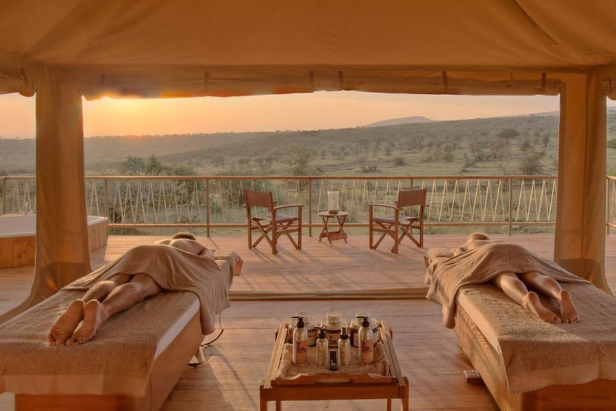 Privatreise Kenia, Spa-Behandlung, Mara Bushtops Camp, Masai Mara Nationalpark, Kenia Safari