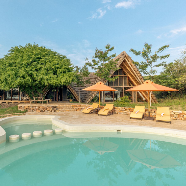 Nile Safari Lodge, Murchison Falls Nationalpark, Uganda Reise