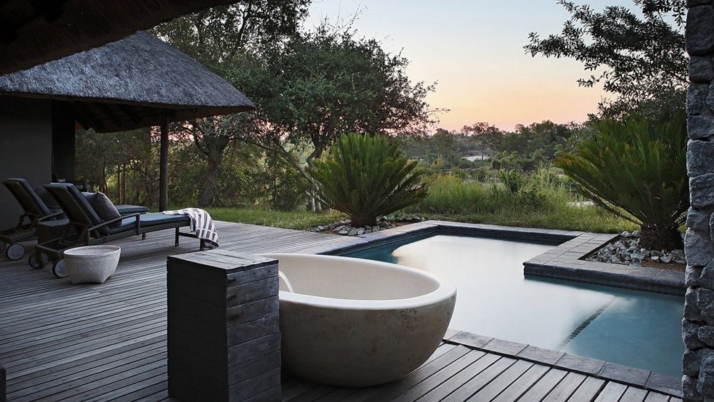 Rundreise Südafrika, Pool, Londolozi Private Granite Suites, Krüger Park, Südafrika