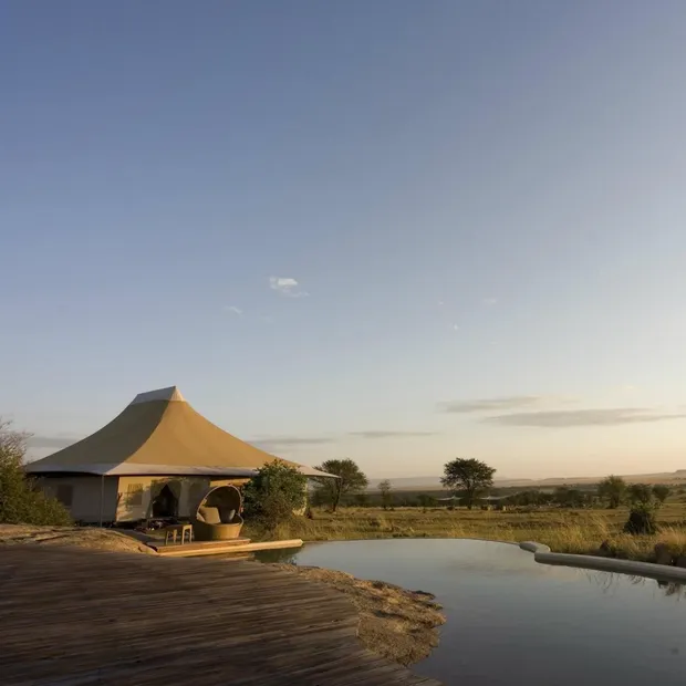 Privatreise Tansania, Pool, Sayari Camp, Serengeti, Tansania Safari