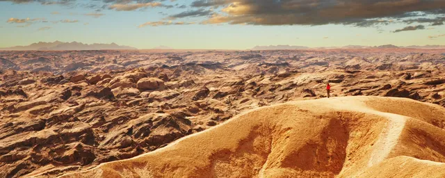 Moonlandscape, Welwitschia Drive, Namibia Reise