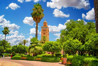 Koutoubia Moschee, Marrakesch, Marokko Luxusreise