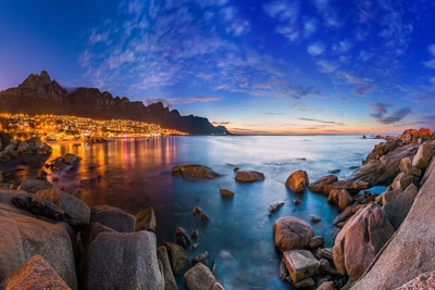 Privatreise Südafrika, Kapstadt Sonnenuntergang, Mietwagenreise Gardenroute und Swasiland, Südafrika