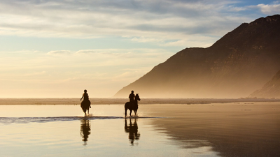 Reitausflug, Noordhoek Beach, Südafrika Reisen 
